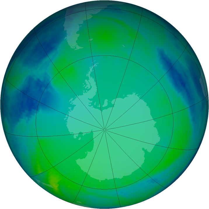 Ozone Map 2004-07-07